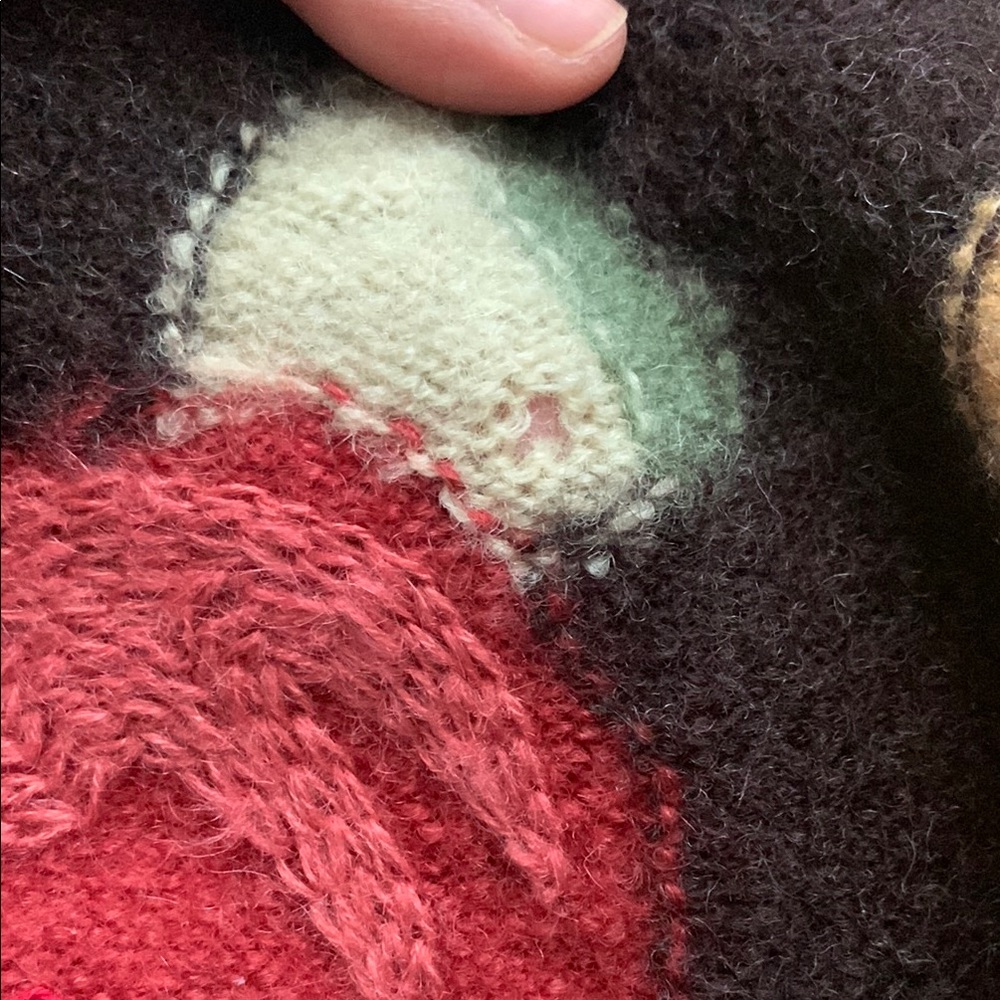 Susan Bristol Brown and Red Floral Cardigan - Picture 5 of 5
